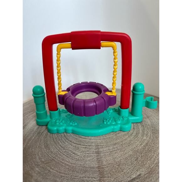 Fisher-Price Little People Replacement Tire Swing From Playground Purple Tire - Picture 2 of 3